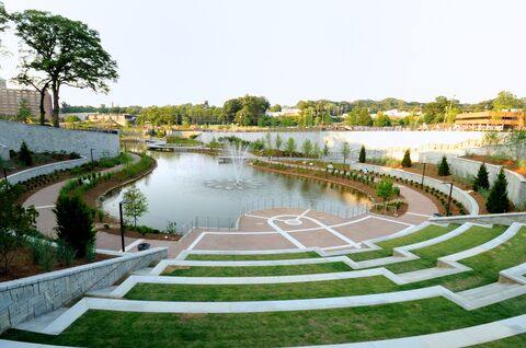 Historic Fourth Ward Park in Atlanta, GA.